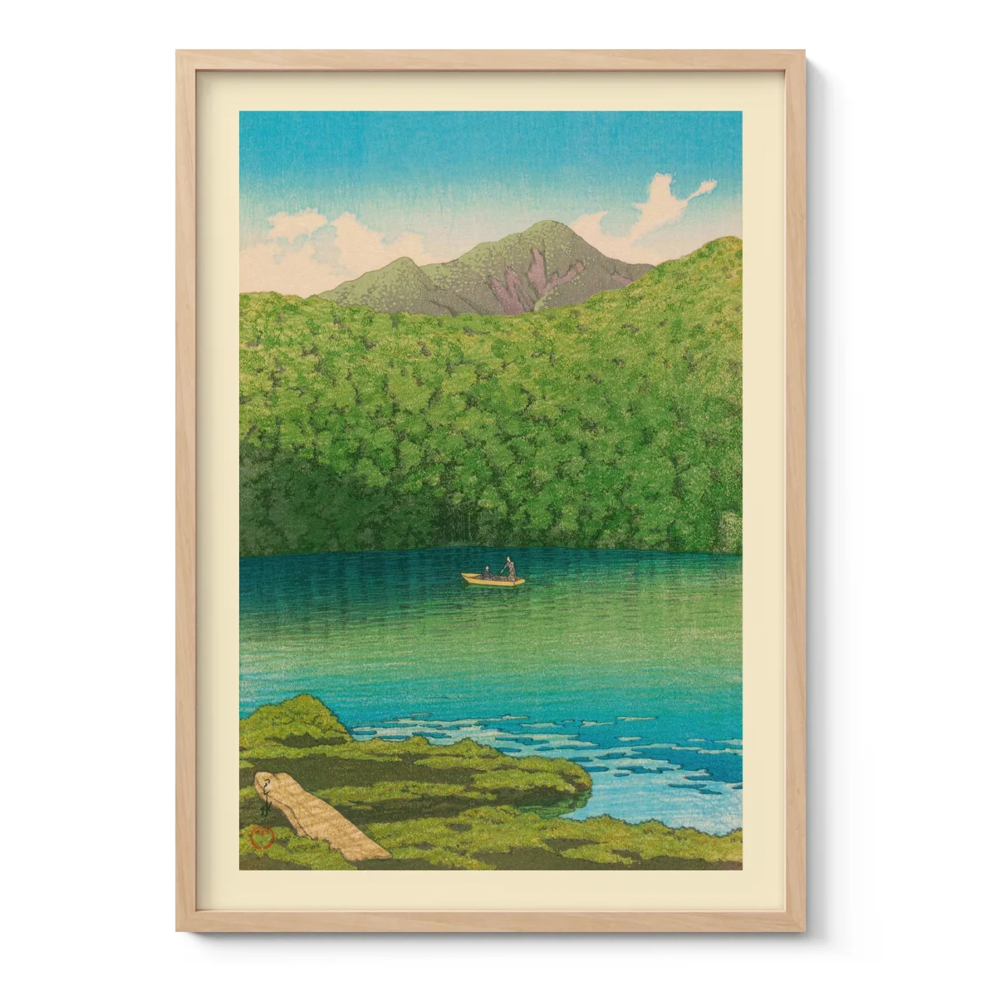 Morning at Tsutanuma Pond by Hasui Kawase