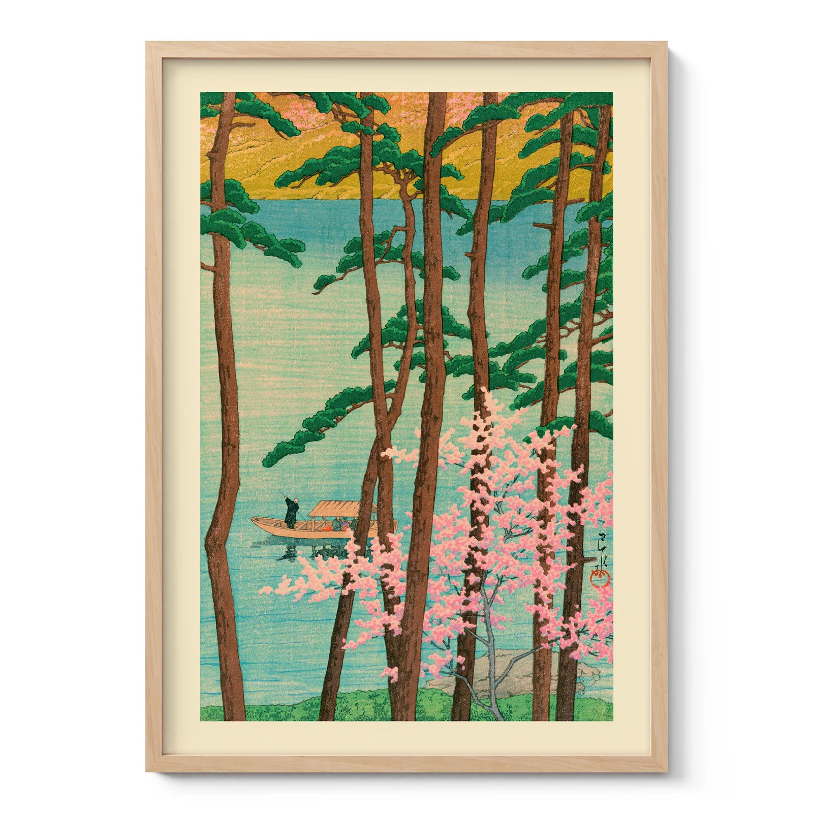 Spring in Arashiyama by Hasui Kawase