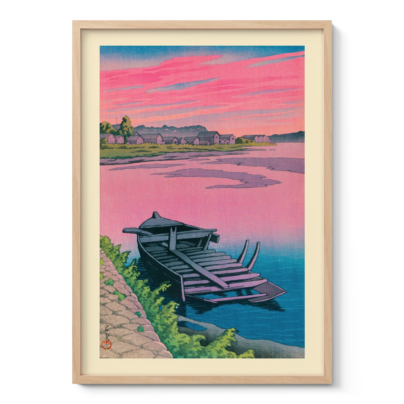 Akita Tsuchizaki by Hasui Kawase