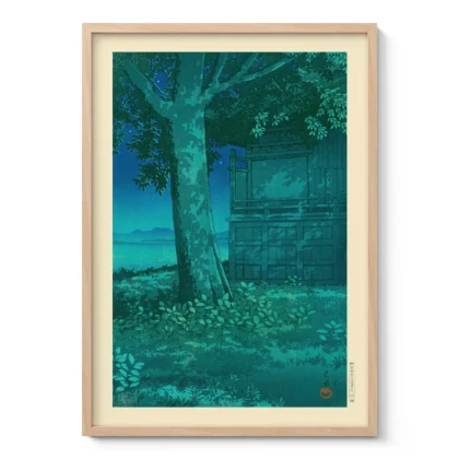 Hachirōgata Lagoon, Art Print by Hasui Kawase