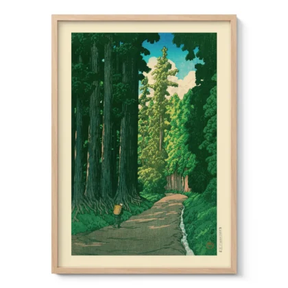 Road to Nikko – Hasui Kawase Art Print