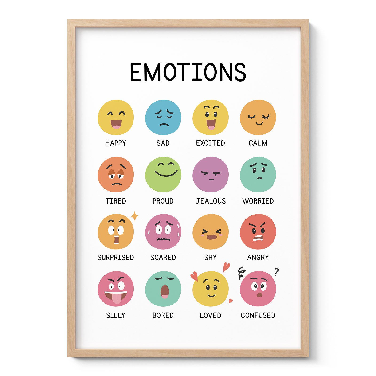 Emotions Wall Art for Kids