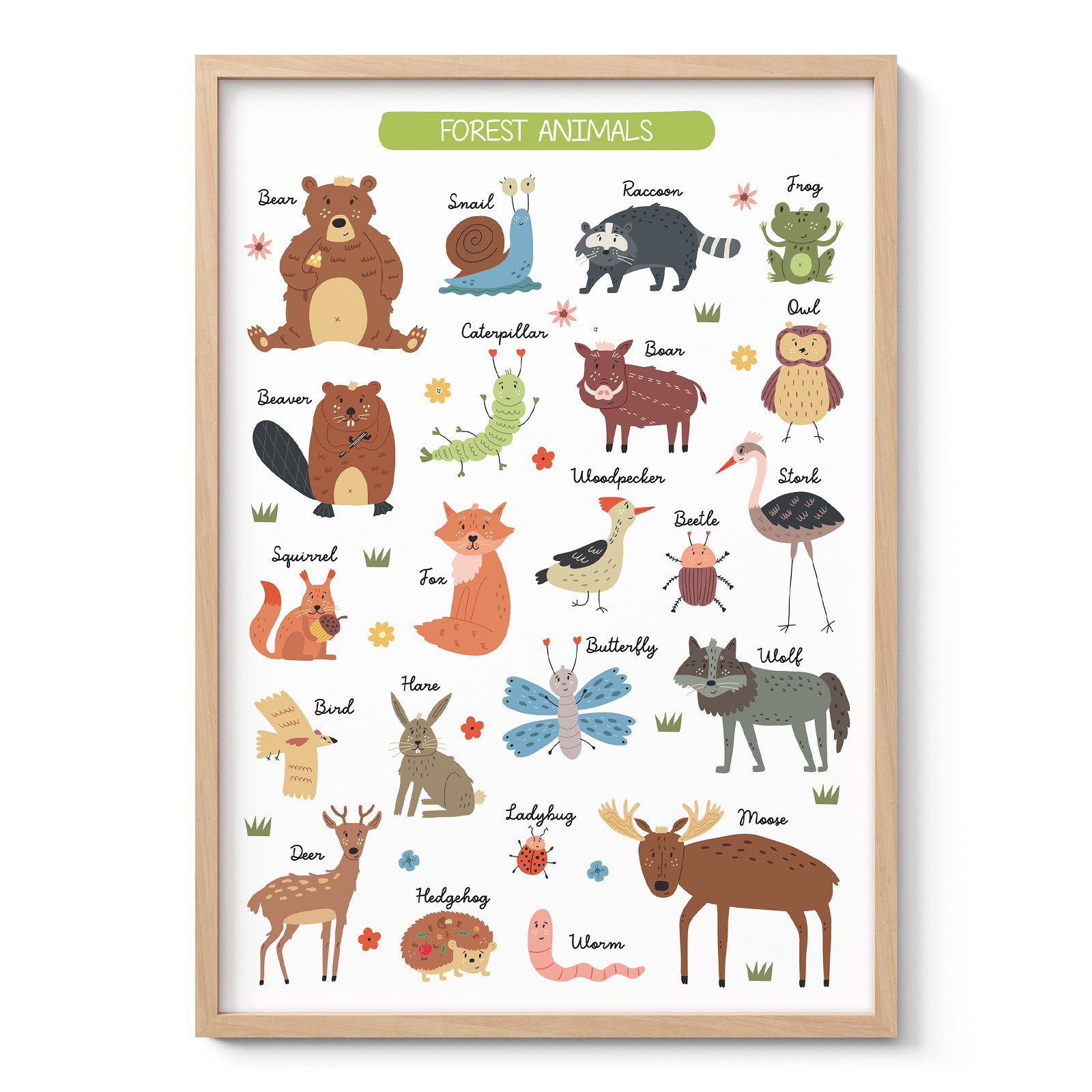 Animals Wall Art for Kids