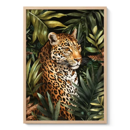 Wandbild – Leopard