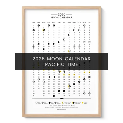 2026 Lunar Calendar – Pacific Time (PT)