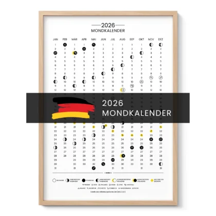 2026 Moon Calendar – German Edition