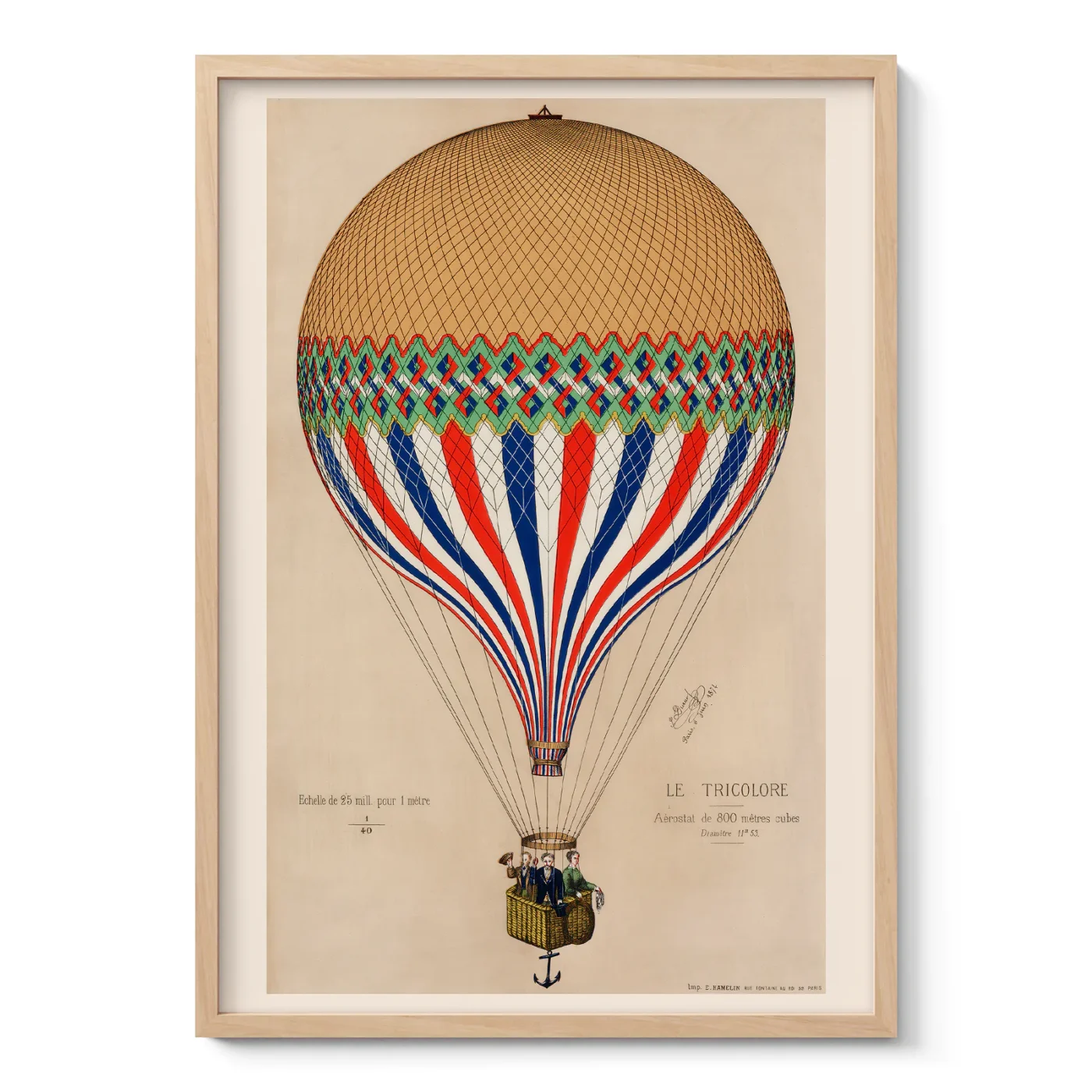 Tricolore Balloon Wall Art