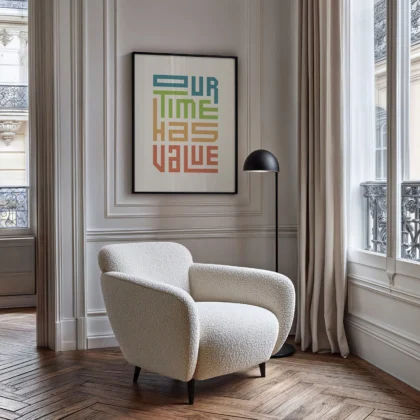Our Time Has Value – Poster or Canvas Print