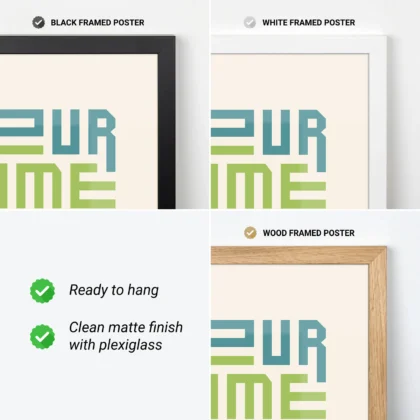 Our Time Has Value – Poster or Canvas Print