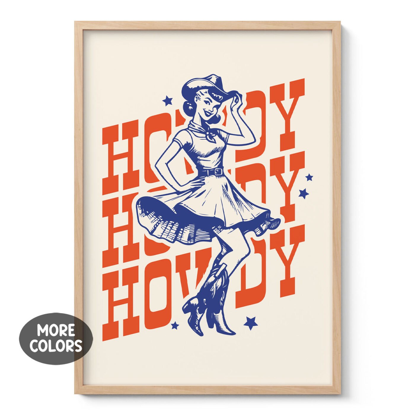 Cowgirl Wall Art – Poster or Canvas Print