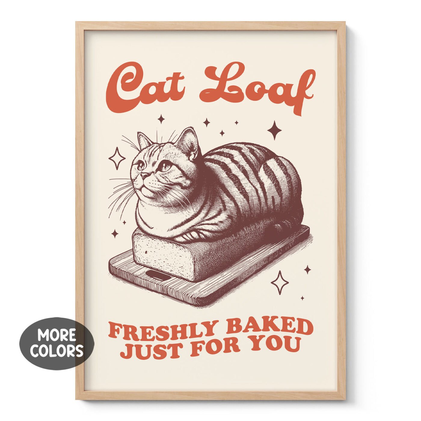Cat Wall Art – Freshly Baked Just for You