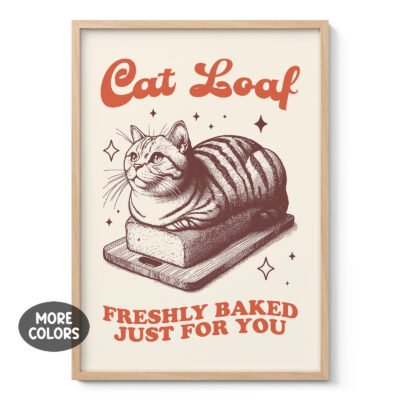 Cat Wall Art – Freshly Baked Just for You