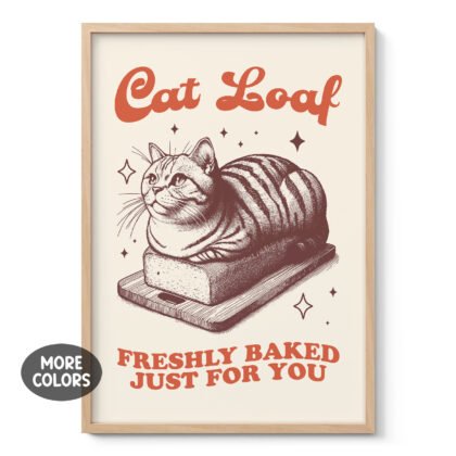 Cat Wall Art – Freshly Baked Just for You