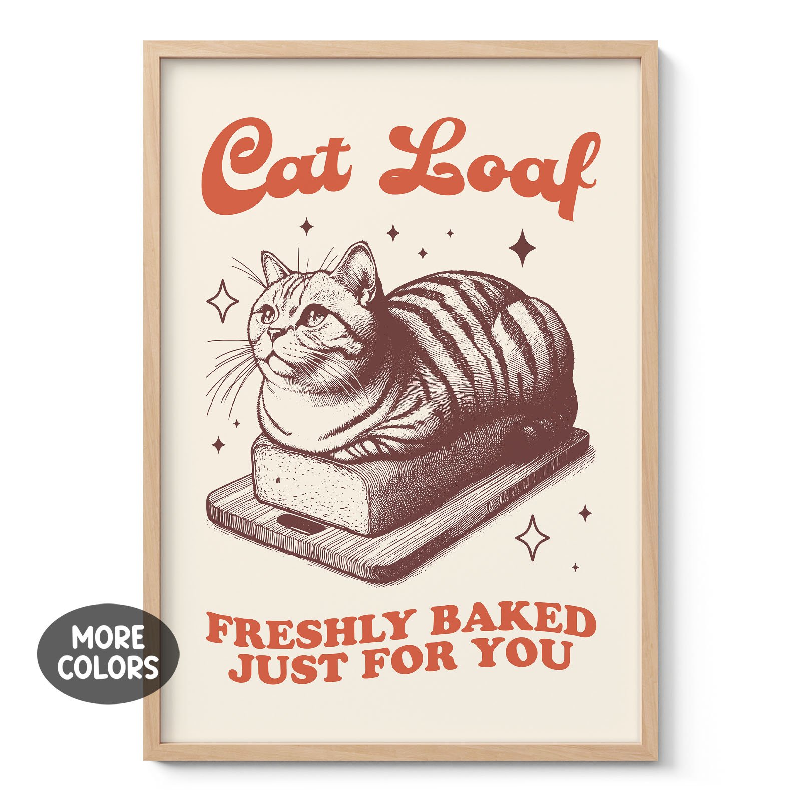 Cat Wall Art – Freshly Baked Just for You