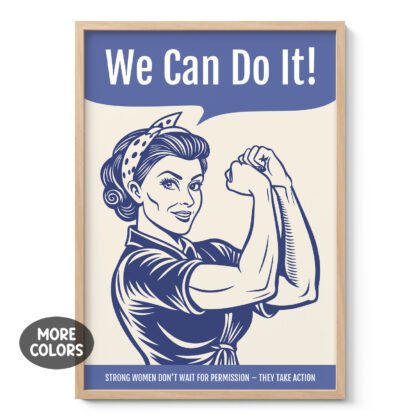 Strong Women Wall Art – We Can Do It