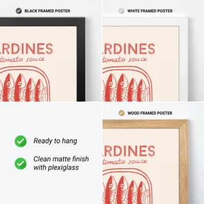 Sardine Wall Art – Red