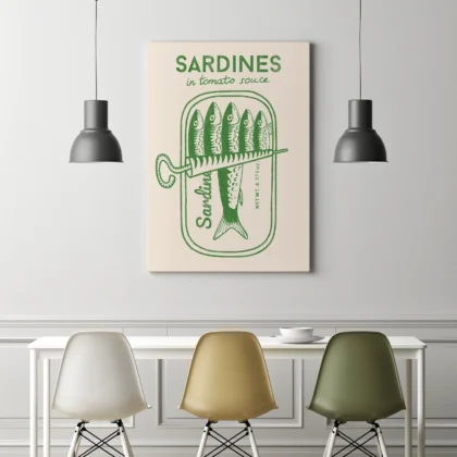 Sardine Wall Art – Green