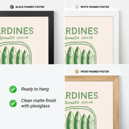 Sardine Wall Art – Green