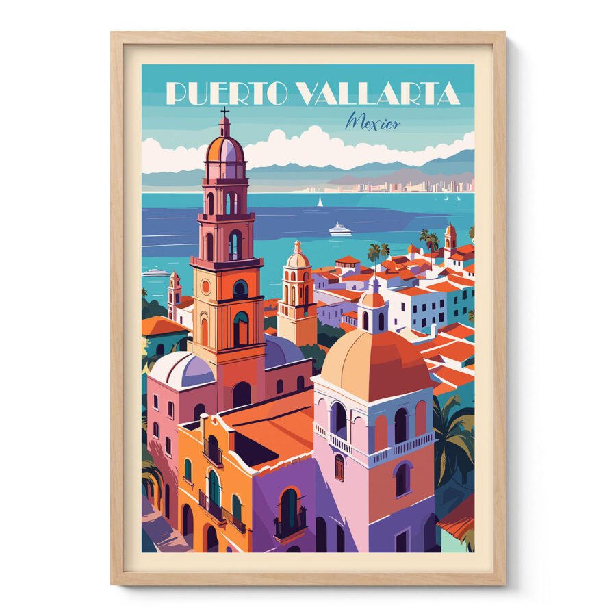 Wandbild – Puerto Vallarta, Mexiko