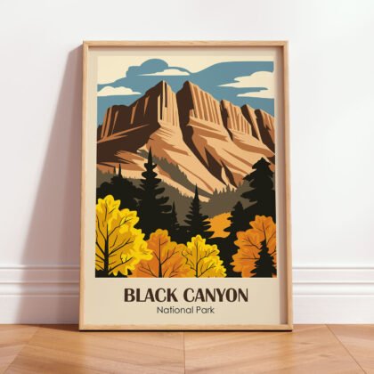 Wandbild – Black-Canyon-Nationalpark