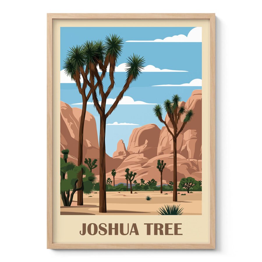 Wandbild – Joshua-Tree-Nationalpark
