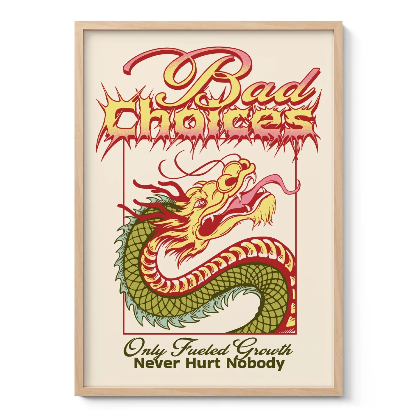 Dragon Wall Art – Bad Choices
