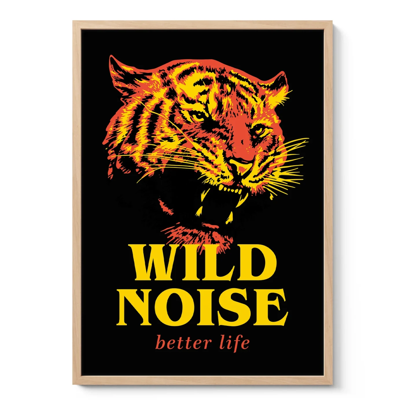 Tiger Wall Art – Wild Noise