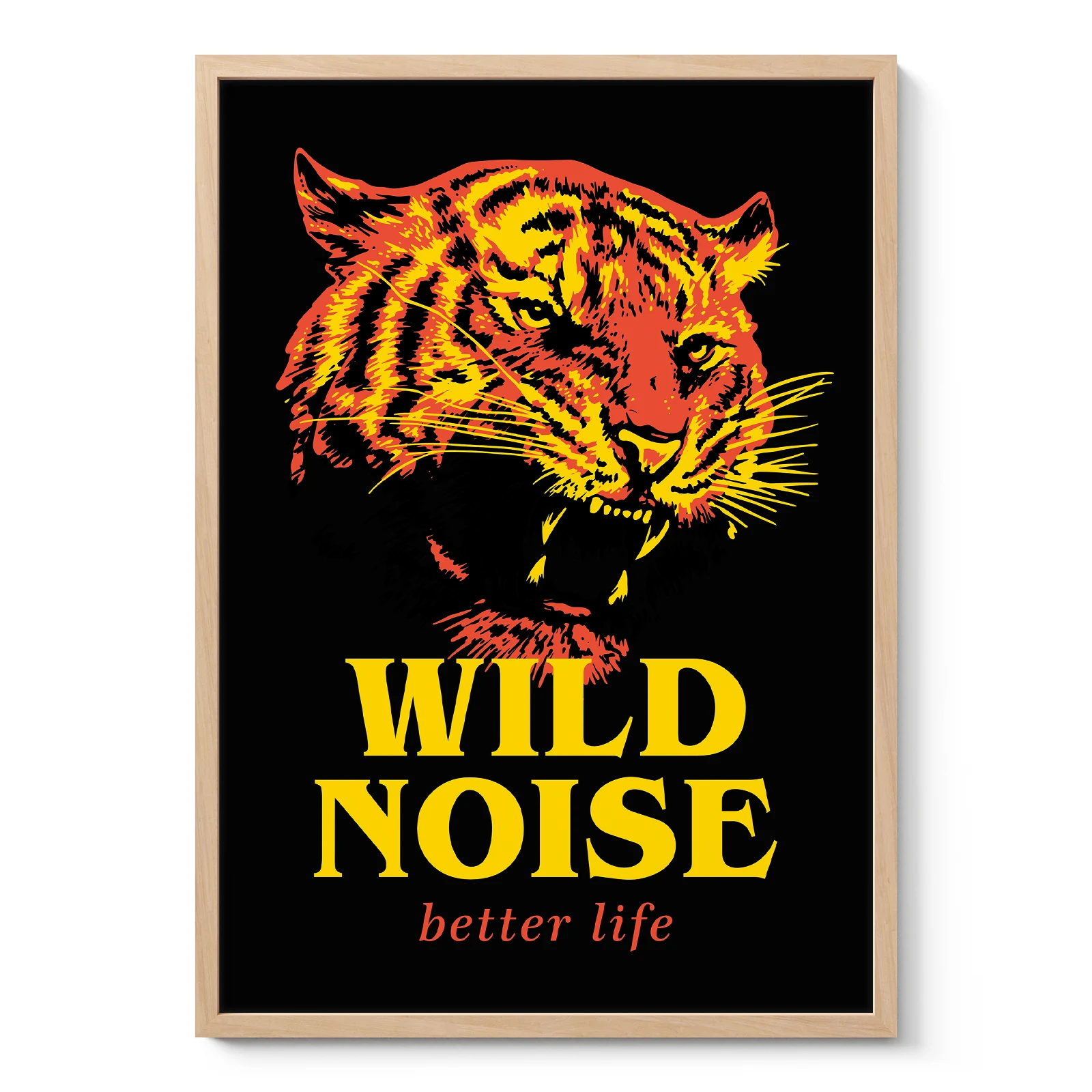 Tiger Wall Art – Wild Noise