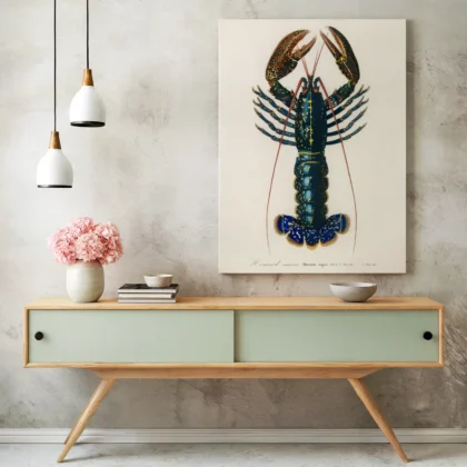 Vintage Lobster Wall Art Print