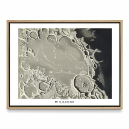 Vintage Moon Map Wall Art