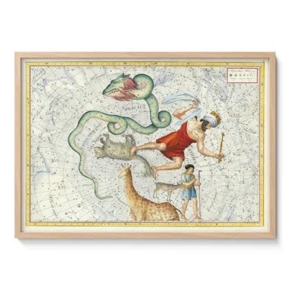 Antique Constellation Map Wall Art