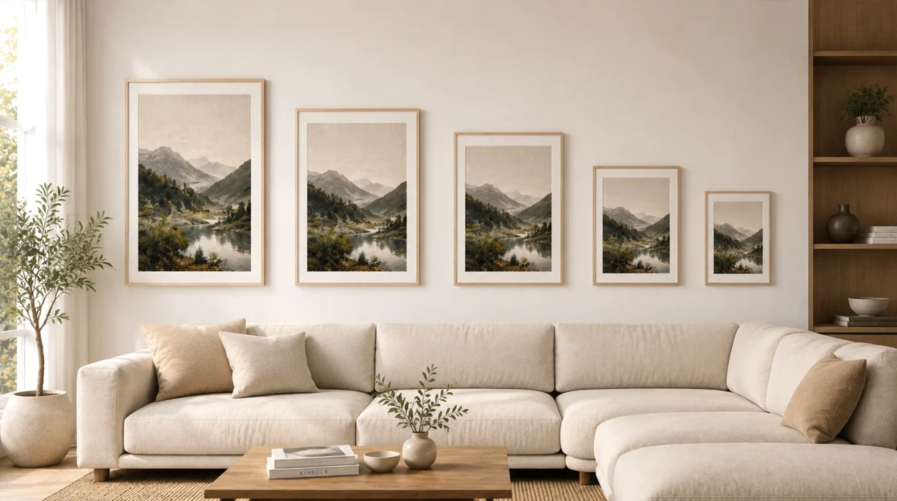 What Size Art Prints Work Best for Every Room?