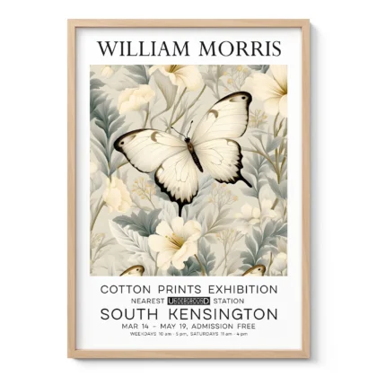 William Morris – Butterfly Wall Art