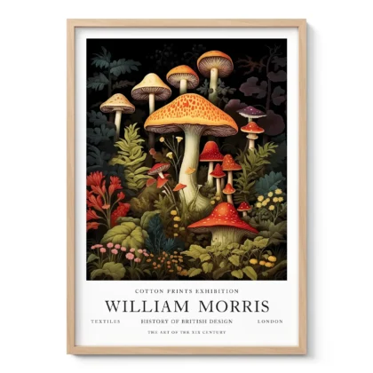 Fliegenpilze – William Morris Wandbild
