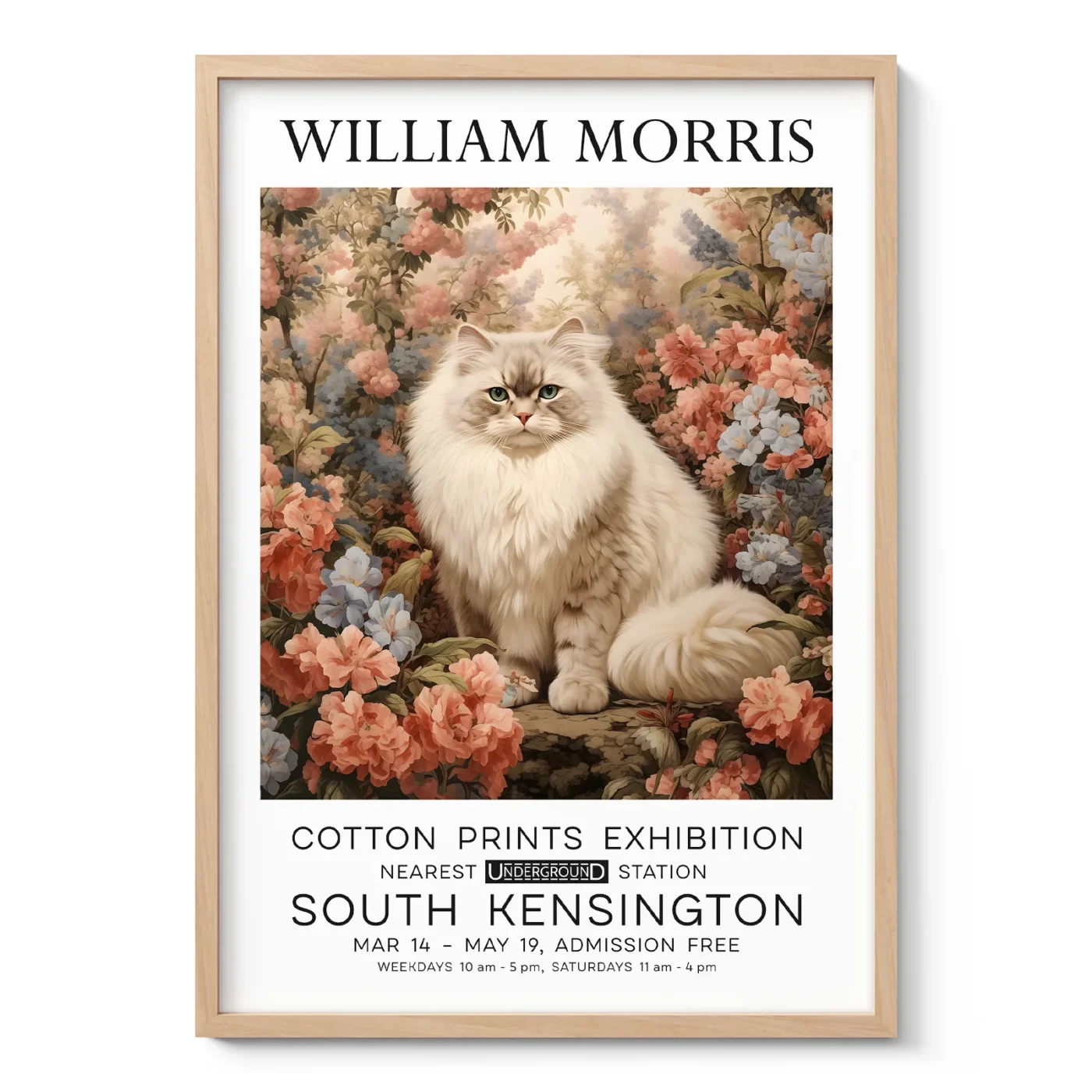 William Morris – Cat Wall Art