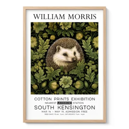 William Morris – Hedgehog Wall Art