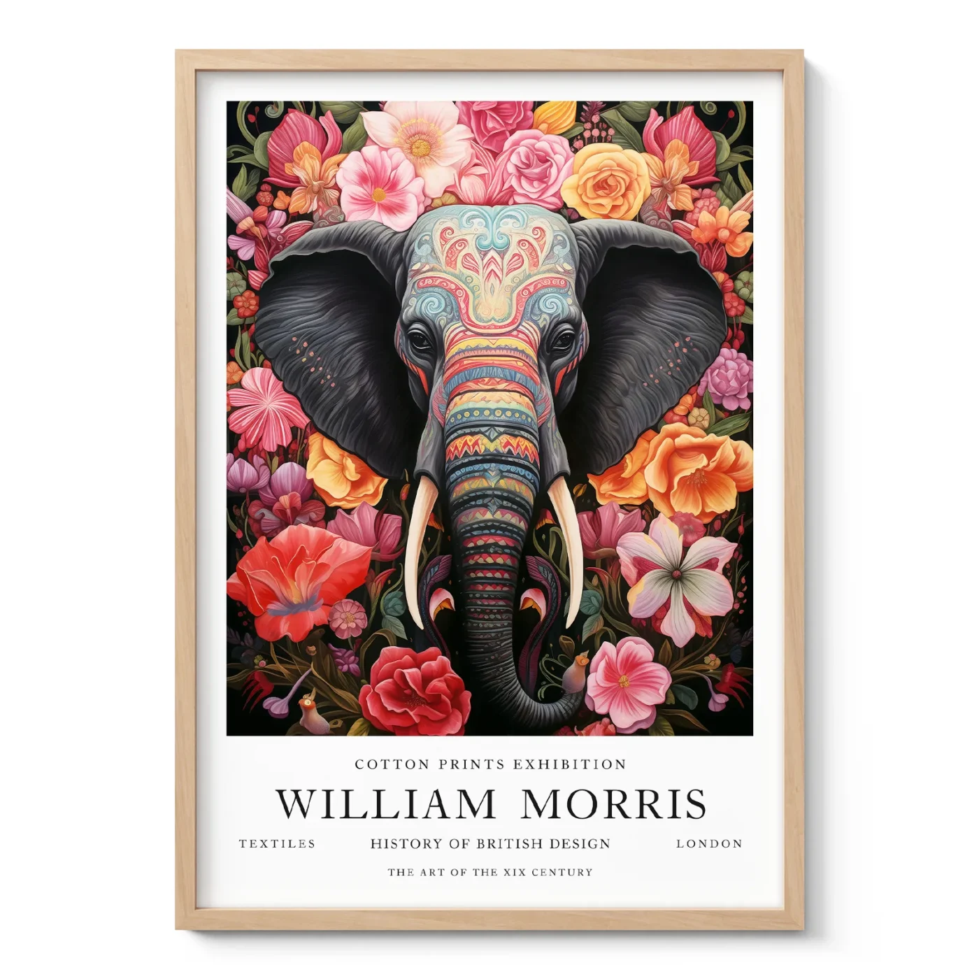 William Morris – Elephant Wall Art