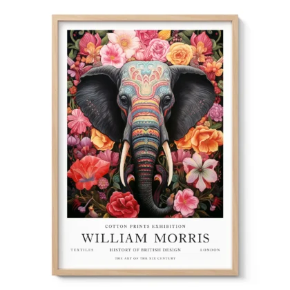 William Morris – Elephant Wall Art