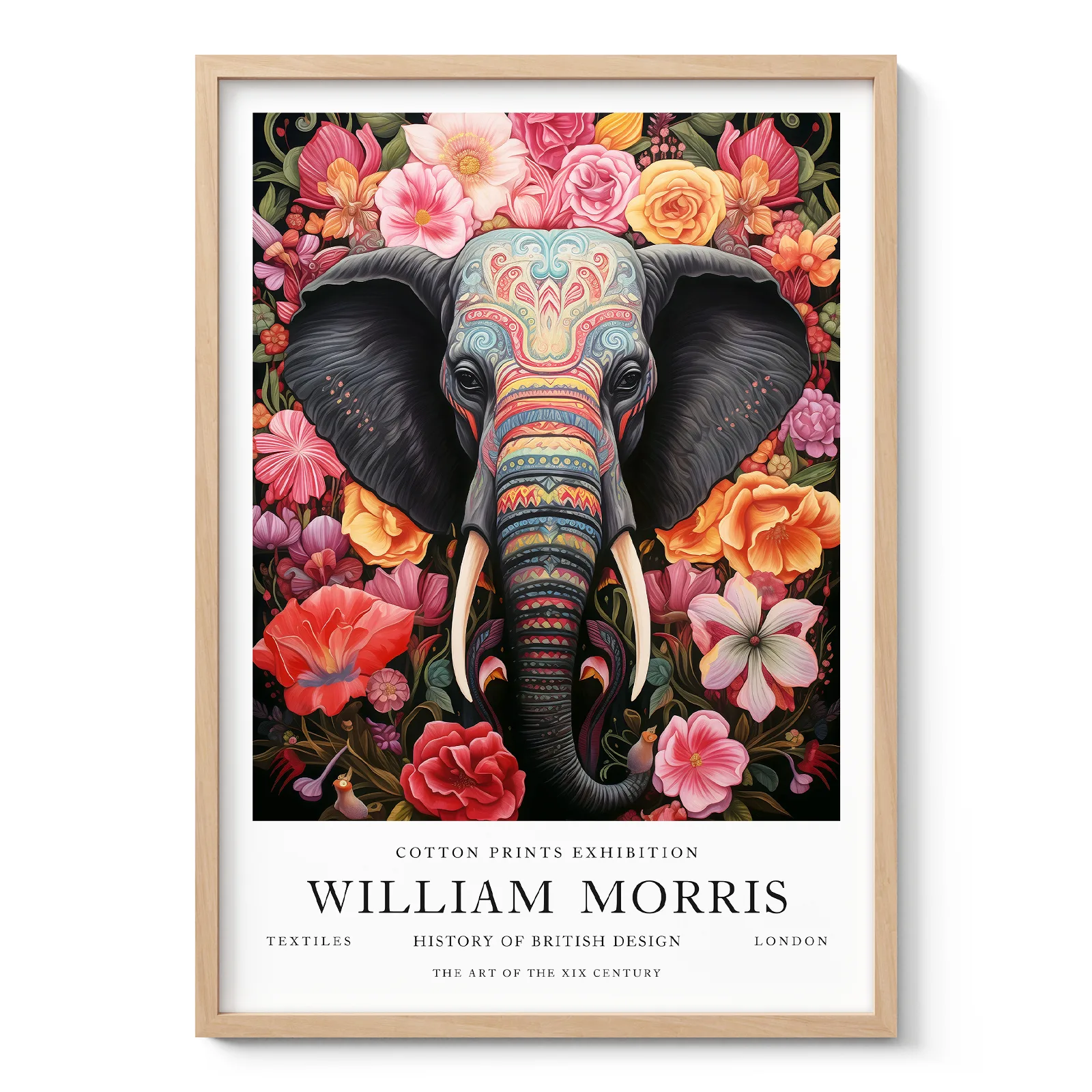 William Morris – Elephant Wall Art