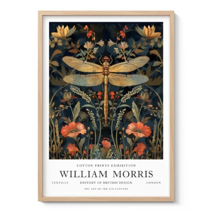 William Morris – Dragonfly Wall Art