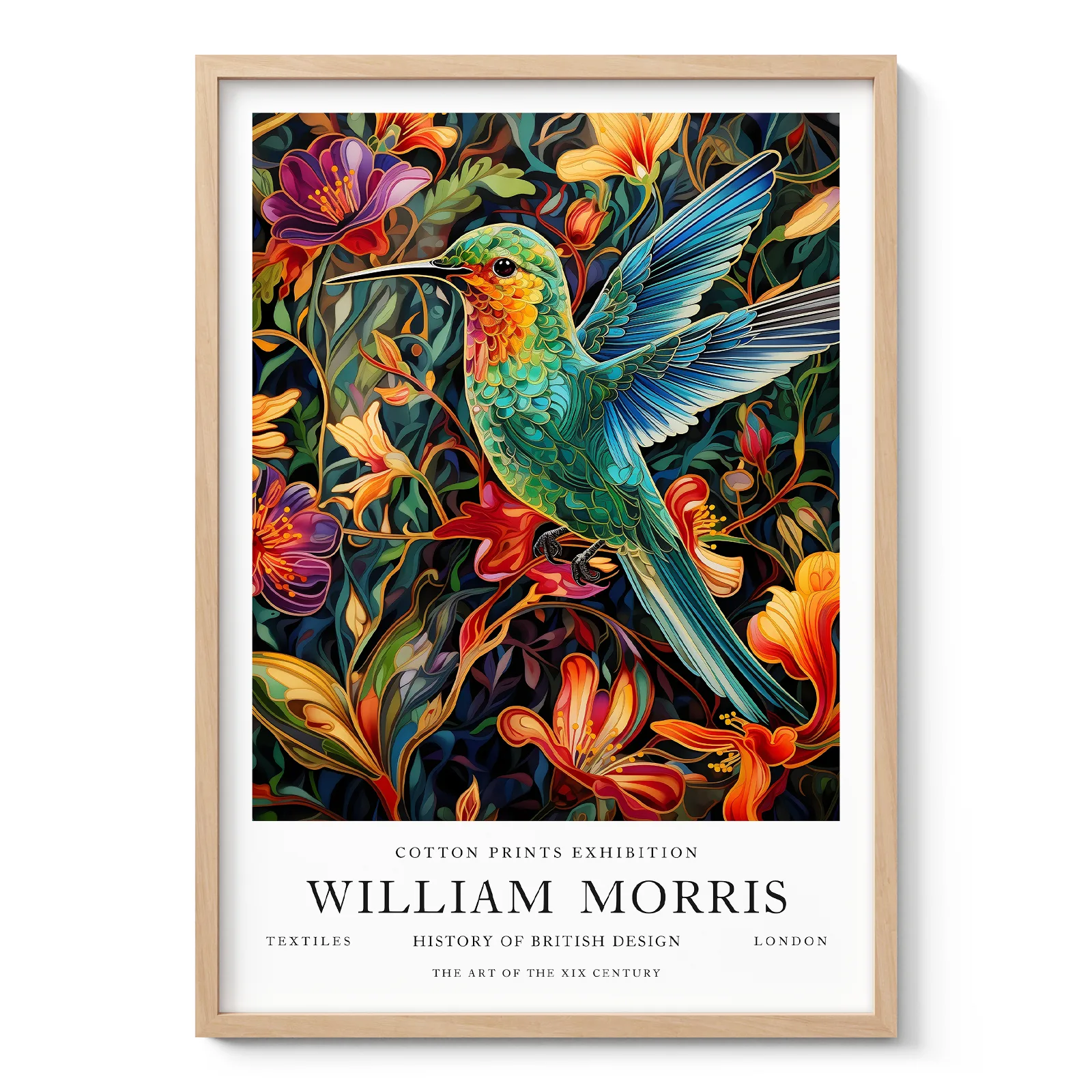 William Morris – Hummingbird Wall Art