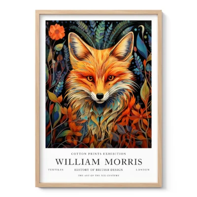 William Morris – Fox Art Print