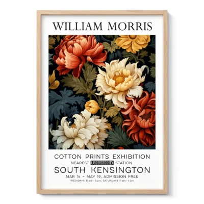 Žydintys bijūnai – William Morris paveikslas