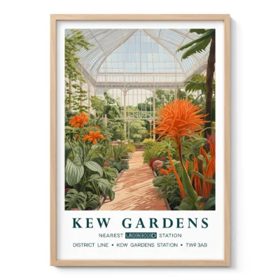 Wandbild – Botanischer Garten Kew