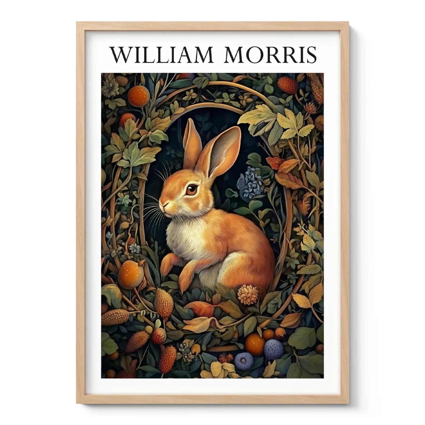 William Morris – Bunny Wall Art