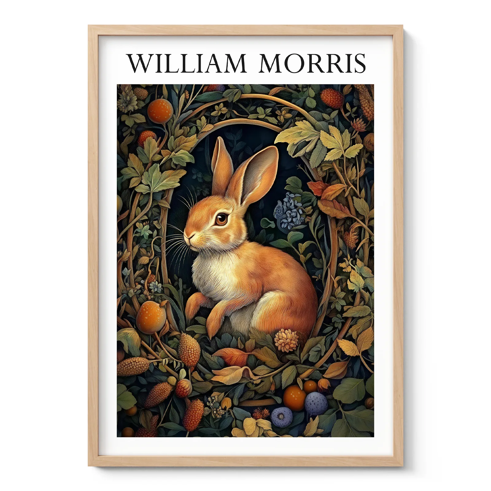 William Morris – Bunny Wall Art