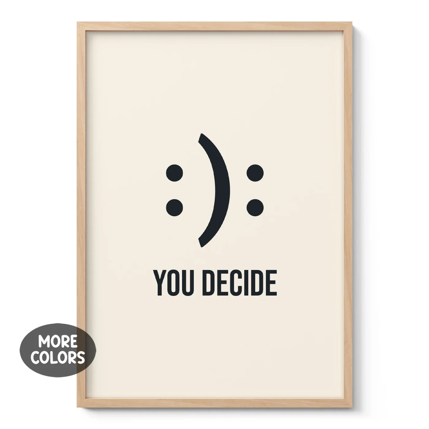 You Decide Poster