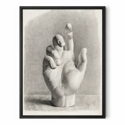 Vintage Hand Drawing Print by Dankvart Dreyer