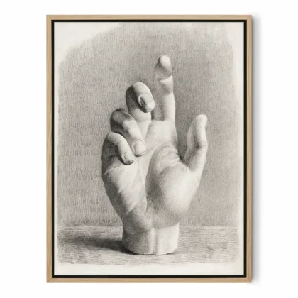 Vintage Hand Drawing Print by Dankvart Dreyer