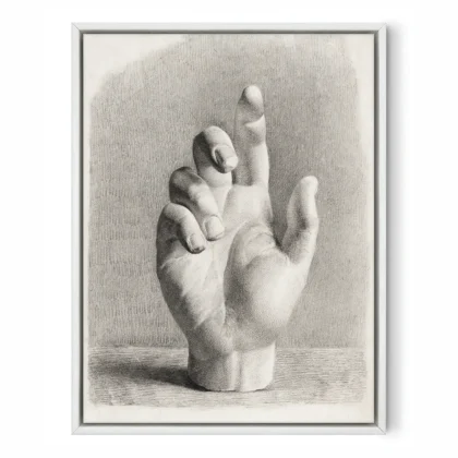 Vintage Hand Drawing Print by Dankvart Dreyer